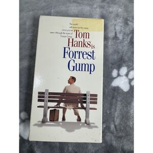 Vintage VHS tape of the 1994 film Forrest Gump, starring Tom Hanks